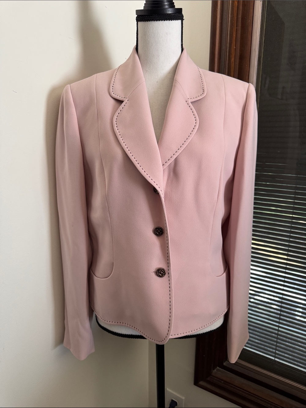 Tahari Arthur Levine | Tailored Pink Women's Blazer Jacket Size 12
